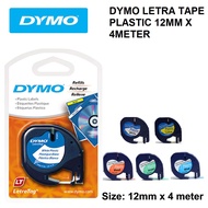 DYMO LETRA TAPE PLASTIC 12MM X 4METER