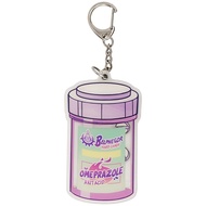 Pill Shaker Keychain Anime women acrylic key chain man cartoon key ring Pendant Ornament Accessories