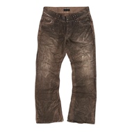 Morgan Homme Flare Bootcut Brown Pants • Flare Jeans