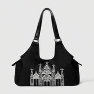 Baddie Dreamland Castle Fireworks Canvas Handbag Tote Bag