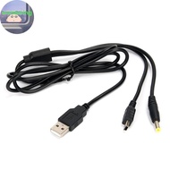 Warmwing 1Pc 2 in 1 USB 2.0 Data Cable Charger Lead for   1000 2000 3000 Portable Game Accessory SG