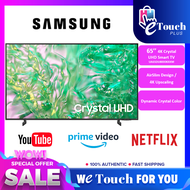SAMSUNG 65'' inch Crystal UHD 4K Smart LED TV [2024 UA65DU8000KXXM / UA65DU8000] / [2023 UA65CU8000K