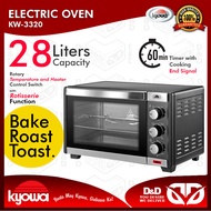 D&D | KYOWA Electric Oven 28 Liters Capacity with Rotisserie Function (KW-3320)