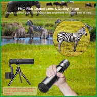 10X-300X Monocular Telescope Compact Waterproof Telescope with FMC Lens BAK4 Prism Carrying Bag Lany