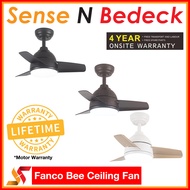 Fanco Bee 26" DC Ceiling Fan with LED