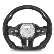 Carbon Fiber Steering Wheel Perforated Leather M-tri Stitching For BMW M3 M4 G80 G82 G83 F4X G2X M S