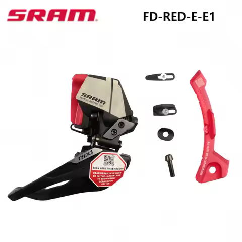 SRAM RED AXS E1 Front Derailleur 2x12 Speed Braze on Not Included Battery Black Original Parts FD-RE