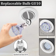 "6X LED Recessed Ceiling Lights, Bojim Adjustable Downlights for Ceiling GU10 Warm White 4500K 600lm