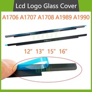 Skrin LCD Kemasan Kaca Logo Bezel Penutup Paparan Depan untuk MacBook Pro Air A1706 A1708 A2159 A225