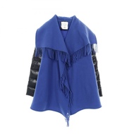 MONCLER MANTELLA 羽絨外套 羊毛 尼龍 藍色 黑色 #M 二手 女款