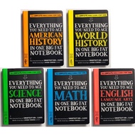 (Full Colour) Everything You Need to Ace Math Science etc. History.in One Big Fat Notebook（5Books/Se