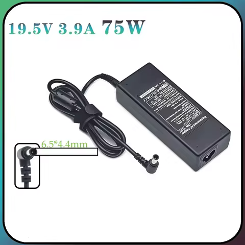 19.5V 3.9A 76W 6.5*4.4mm charger for SONY Vaio Laptop Charger AC adapter 19.5V VGP-AC19V20 VGP-AC19V