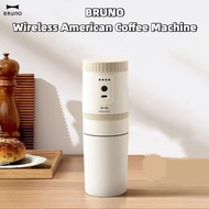 BRUNO Portable Wireless American Coffee Machine 200ML Small Grinding Integrated Coffee Grinder Semi-