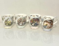 1980s Royal Doulton beaker cups seasons