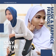 [SG SELLER] TUDUNG INSTANT MEDINA SPORT EXERCISE MASK EARPIECE FRIENDLY INSTANT HIJAB SARUNG READYSTOCK NEW ARRIVAL