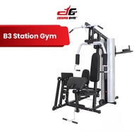 Desire Gym BS 3 Station Gym Set Home Gym Exercise Machine Workout Equipment Multi Gym Station