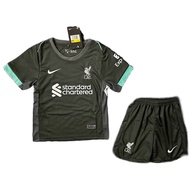 2024-25 Season Liverpool Away Football Kids Jersey Sports Shirts For Child