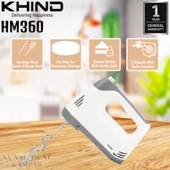 KHIND 300W HAND MIXER HM300 // HM-360 / HM360