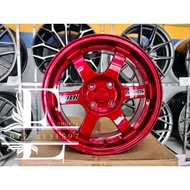NEW SPORT RIM 15 INCH TE37 CANDY RED Rm880 4PC MYVI CITY VIOS VIVA (KENA BELI 2KALI 1PAY 2PC 1BOX PO