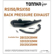 TONNKA WEAPON BACK PRESSURE EXHAUST EKZOS MUFFLER RACING RS150 RSX 28/32/28 32/32/32 35/38/35 28MM 3