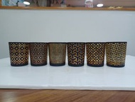 細玻璃杯水杯茶杯酒杯燭台  / Small Glass Shot Glass Candle Holder