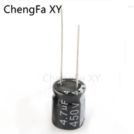 50PCS 450V4.7UF 8x12mm Aluminum Electrolytic Capacitor 4.7UF450V