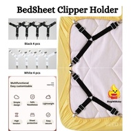 【ShopWithJoy】BedSheet Clip BedSheet Clipper Holder Bed Sheet Clip Clipper Gripper Mattress Clip Klip