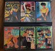 幽遊白書閃咭一套  不連白卡 C