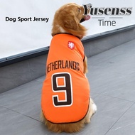 YUSENSS Dog Sport Jersey, Breathable Large Dog Vest, Summer 4XL/5XL/6XL Medium Basketball Clothing Apparel