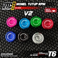 MONEL RPM RXKING COVER MONEL RX KING ALUMINUM T6 CNC PROCESS FINISHING ANODIZE 2TC FACTORY 2TC