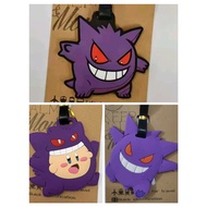 F7EG Pokémon Gengar Stone Luggage Tag Boarding Pass