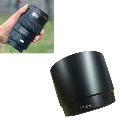 Y22A Foleto ET83C Portable Camera Lens Hood ET-83C for Canon EF 100-400mm F/4.5-5.6L IS USM/ET-83C F