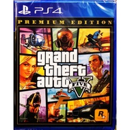 PS4 GTA 5 Grand Theft Auto V Premium Edition (Zone3/Asia)(English) New Game Disc In Seal