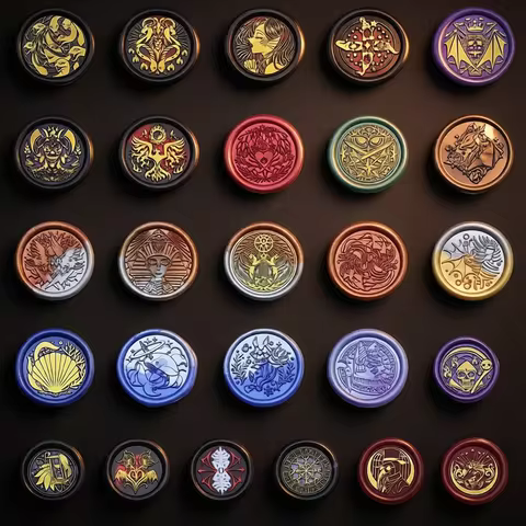 Wax Seal Stamp Head Vintage Sealing Stamp For Cards Envelopes Wedding Invitations Gift Packaging Wax