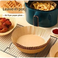 Air Fryer Paper (50pcs) Non-Stick Air Fryer Paper Air Fryer Liner Paper/ Disposable Oil-Resistant Ba