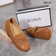 (AUDROSE) Women's Shoes Bonia Letisa Bow Wedges 5cm HB888-A2 Civil Servant Lecturer Teacher Shoes