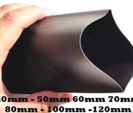 [1mét] Ống gen co nhiệt phi 40mm50mm60mm70mm80mm100mm120mm cách điện( màu đen)