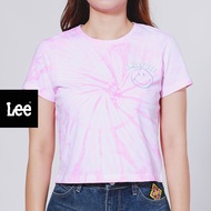 LEE เสื้อยืดแขนสั้นผู้หญิง คอลเลคชั่น Lee Smiley รุ่น LE S225WTSSN02