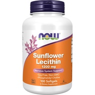 sgseller> Now Foods Sunflower Lecithin, 1200mg, Softgels, 100ct - [100 Softgels] []