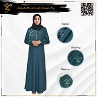 Jubah Muslimah Front Zip Exclusive / Jubah / Front Zip / 30 Colors / New Arrival / Shayaanventure