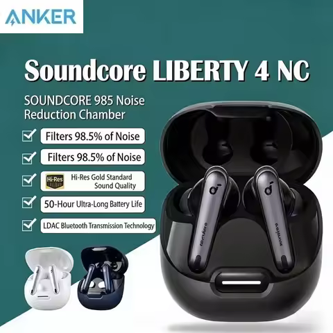 Soundcore By Anker Liberty 4 NC 985 Noise Cancelling Cabin Intelligent Noise Cancelling in Ear True 