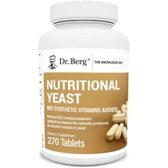 Exp:5/26 * Dr. Berg's Nutritional Yeast 270 Tablets Dr Berg