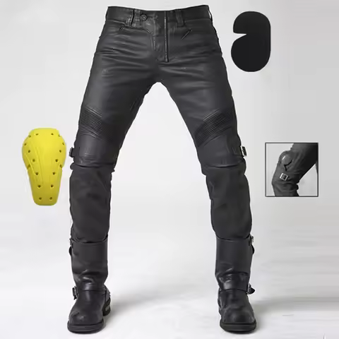 Motorcycle pants with windproof oil wax coating Motorcycle riding Rbike vintage jeans