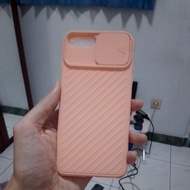 Casing phone 6 plus 7 plus 8 plus Camera Protect Pink