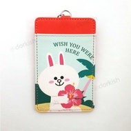 Line Cony Rabbit Wish You Were Here Ezlink Card Holder With Keyring
