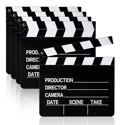 Party Holiday Party Movie Clapboard Movie Card Clapperboard Movie Party Props Game Party