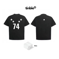 Tinble 280GSM T-shirt - 4STAR T-shirt - Form OVERSIZE - BLACK