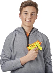 Fortnite Micro AR-L Nerf MicroShots Dart-Firing Toy Blaster and 2 Official Nerf Elite Darts For Kids, Teens, Adults