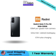 Redmi Note 11 Pro 5G 8GB+128GB | 108MP pro-grade main camera | 120Hz FHD+ AMOLED DotDisplay | 67W turbo charging