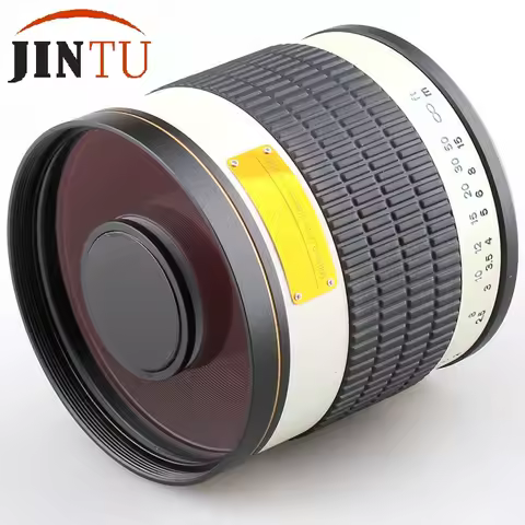 500mm f/6.3 MF Telephoto Mirror Lens +2x Teleconverter =1000mm for Nikon Canon Sony DSLR Camera and 